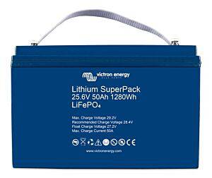 Victron Energy Lithium SuperPack 25.6V/50Ah Battery - AltE Store