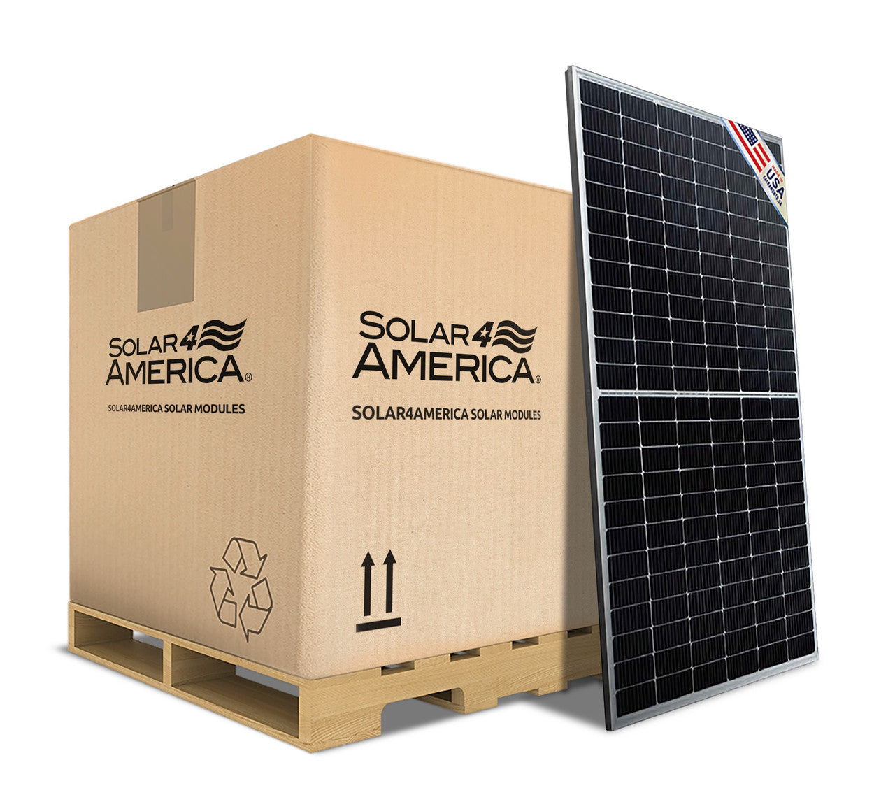 17kW Bundle: Pallet of 31x550W Solar Panels + MidNite Inverter