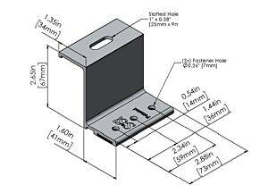 S-5! VersaBracket 67 For Exposed-Fastened and Trapezoidal Exposed-Fastened Profile - AltE Store