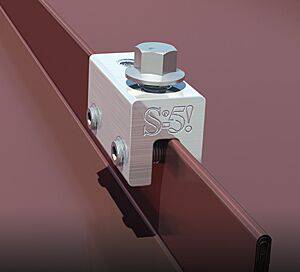 S-5! S-5-E Clamp for Double Folded Standing Seam Roof Profiles - AltE Store