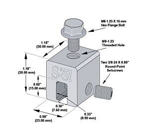 S-5! S-5-E Mini Clamp for Double Folded Standing Seam Roof Profiles - AltE Store