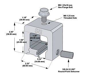 S-5! S-5-Q Mini Clamp for Roof Panels Having a Large, Round “Bulb” Seam Configuration - AltE Store