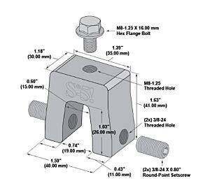 S-5! S-5-R465 Mini Clamp For RIB-ROOF 465 & Similar Roof Profiles - AltE Store