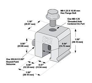 S-5! S-5-V Mini Clamp For Vertical-Folded Seam Profiles Manufactured in North America - AltE Store