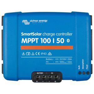 Victron Energy SmartSolar MPPT 100/50 Solar Charge Controller 12/24VDC at 50 Amps - AltE Store