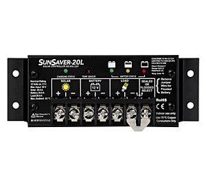 SunSaver 20 Amp 12 or 24 Volt Solar Charge Controller with LVD - AltE Store