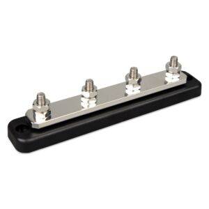 Victron Energy Busbar Rated for 250 Amps With 4 Terminals and Cover - AltE Store