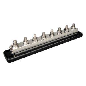 Victron Energy Busbar Rated for 600 Amps With 8 Terminals and Cover - AltE Store