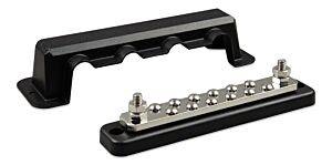 Victron Energy Busbar Rated for 250 Amp with 2 Terminals and 12 screws plus cover - AltE Store