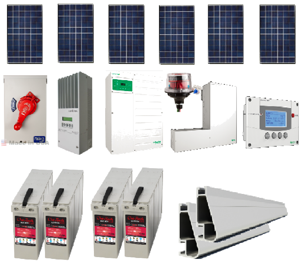 Grid Tied 18kw Home Solar System With Battery Backup