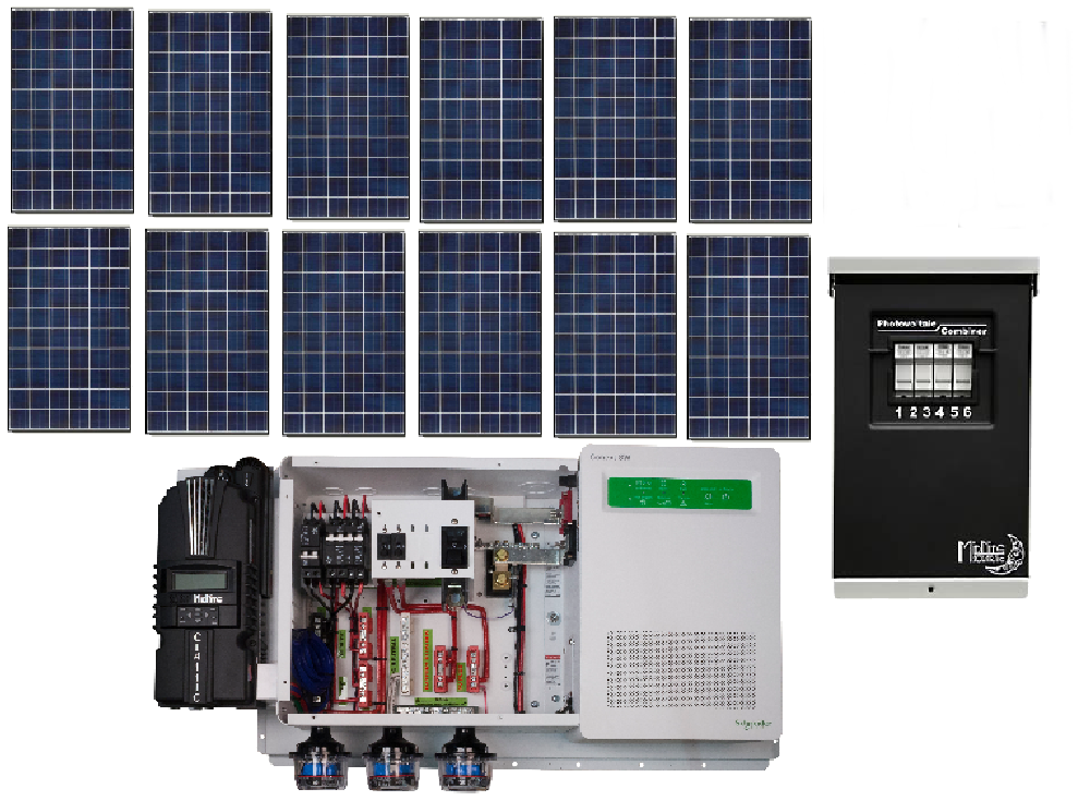 Off Grid 4.3kW Residential Solar Power System